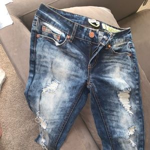 Jeans different sizes different brands
